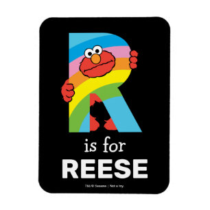 Elmo Alfabetet R Regnbåge Magnet