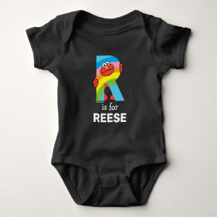 Elmo Alfabetet R Regnbåge T Shirt