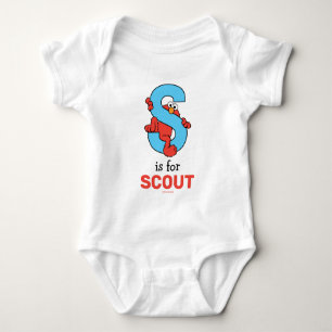 Elmo Alfabetet S Blå T Shirt