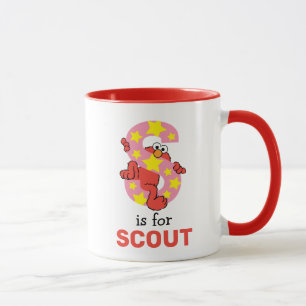 Elmo Alfabetet S Stjärna Mugg