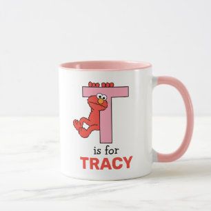 Elmo Alfabetet   T Pink Mugg