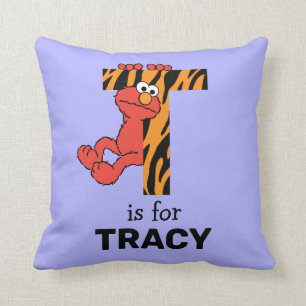 Elmo Alfabetet T Tiger Kudde
