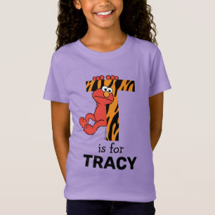 Elmo Alfabetet   T Tiger Shirt