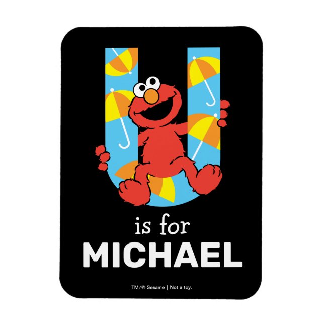 Elmo Alfabetet | U Umbrella Magnet (Vertikal)