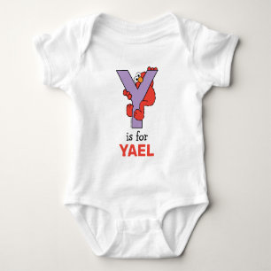 Elmo Alfabetet Y Lila T Shirt