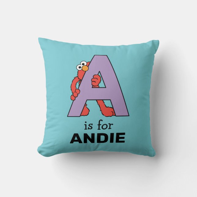 Elmo Alphabet | A LILA Kudde (Framsida)