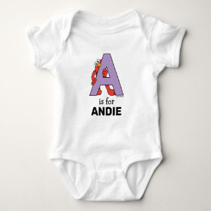 Elmo Alphabet A LILA T Shirt