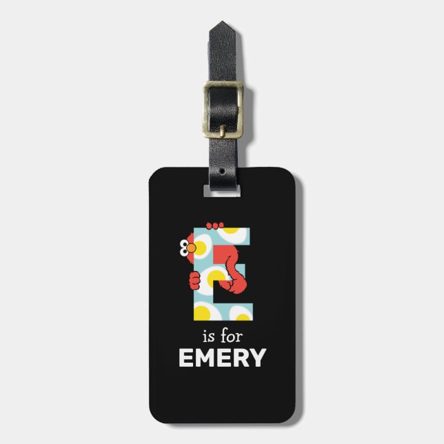 Elmo Alphabet | Ägg Bagagebricka (Vertikal Framsida)