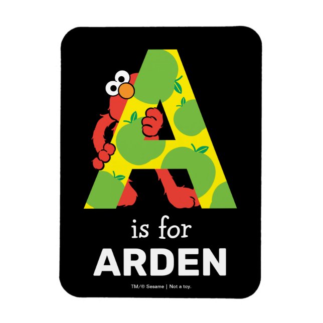 Elmo Alphabet | Äpple Magnet (Vertikal)