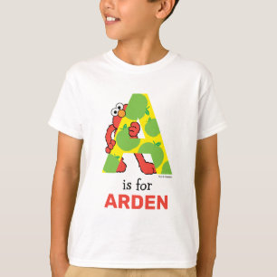 Elmo Alphabet Äpple T Shirt