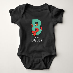 Elmo Alphabet B Teal T Shirt