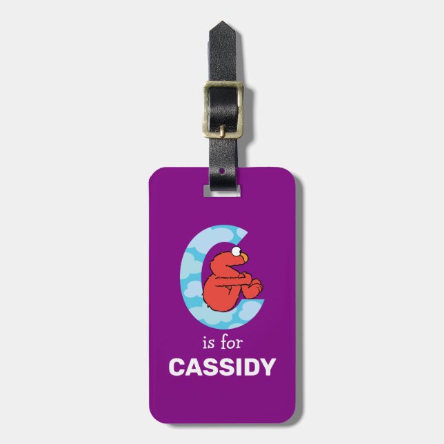 Elmo Alphabet | C Moln Bagagebricka (Vertikal Framsida)