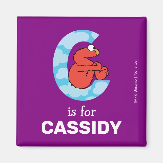 Elmo Alphabet | C Moln Magnet (Framsidan)