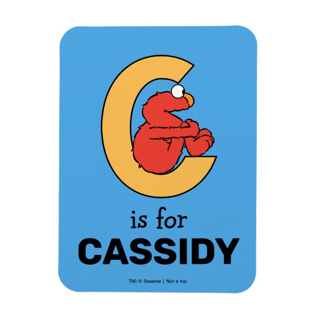 Elmo Alphabet | C-Orange Magnet (Vertikal)