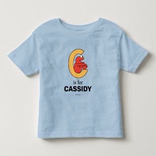Elmo Alphabet   C-Orange T Shirt