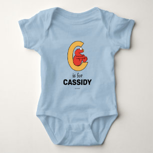 Elmo Alphabet C-Orange T Shirt