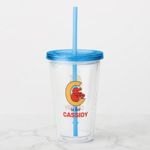 Elmo Alphabet   C-Orange Take Away Mugg