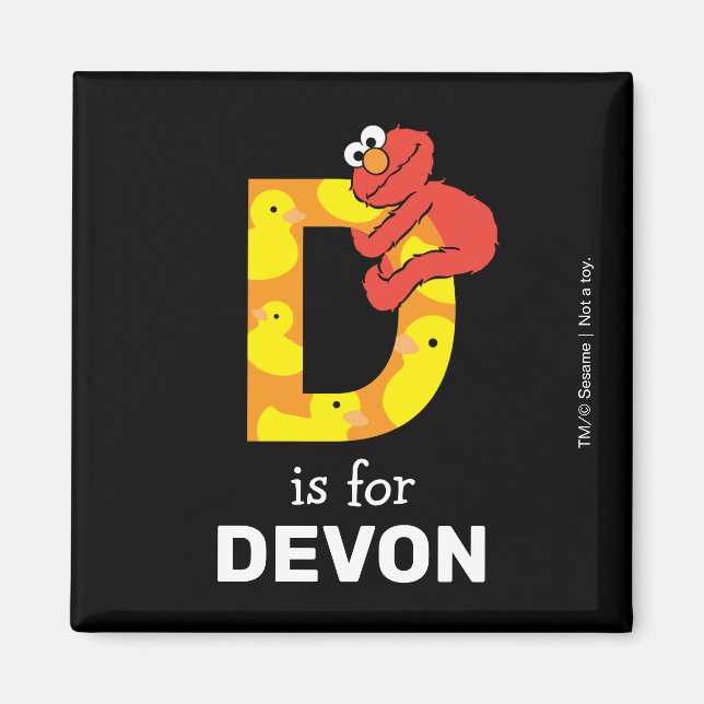 Elmo Alphabet | D ANKA Magnet (Framsidan)