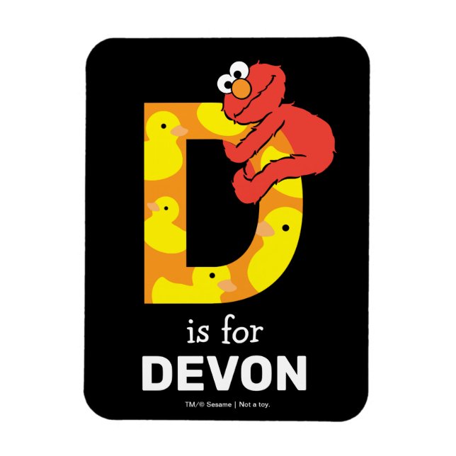 Elmo Alphabet | D ANKA Magnet (Vertikal)