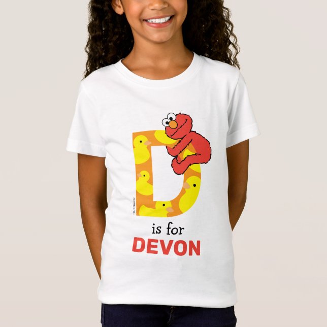Elmo Alphabet | D ANKA T Shirt (Framsida)