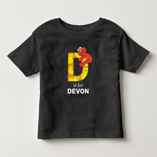 Elmo Alphabet | D ANKA T Shirt (Framsida)