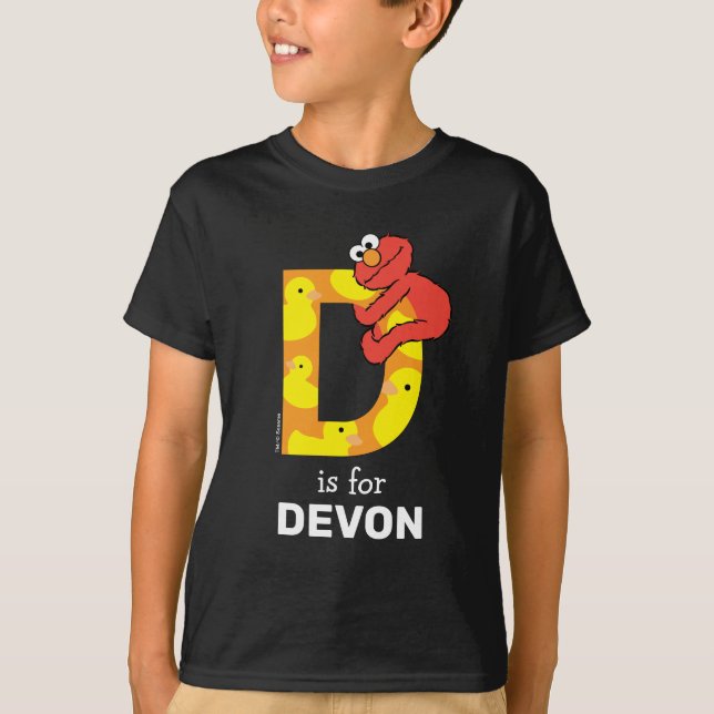 Elmo Alphabet | D ANKA T Shirt (Framsida)