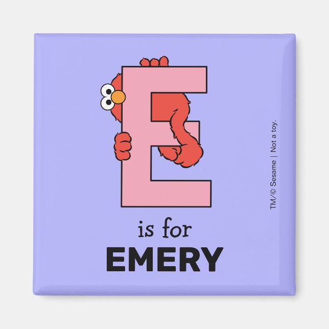 Elmo Alphabet | E ROSA Magnet (Framsidan)