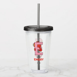 Elmo Alphabet   E Rosa Take Away Mugg