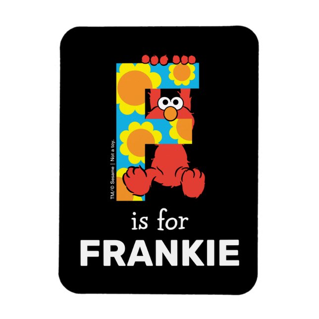 Elmo Alphabet | F Blommor Magnet (Vertikal)