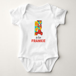Elmo Alphabet F Blommor T Shirt