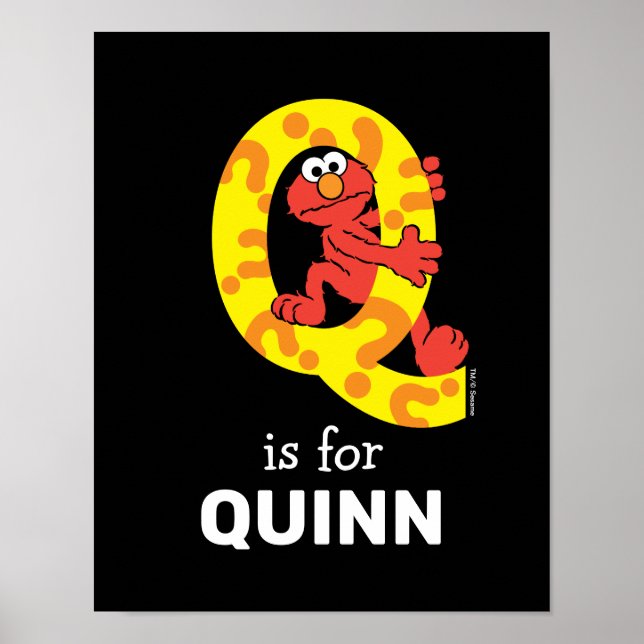 Elmo Alphabet | Fråga nr Poster (Framsidan)