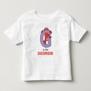 Elmo Alphabet   G LILA T Shirt