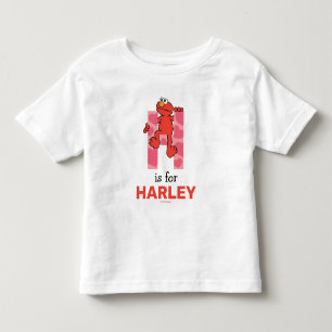 Elmo Alphabet   H Hjärter T Shirt