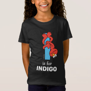 Elmo Alphabet   I Blue T Shirt