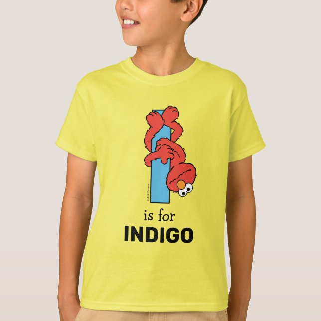 Elmo Alphabet | I Blue T Shirt (Framsida)
