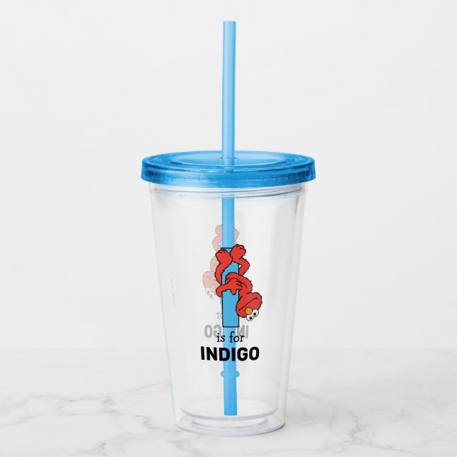 Elmo Alphabet | I Blue Take Away Mugg (Framsida)