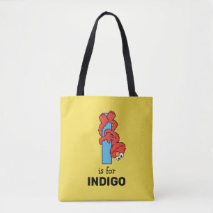 Elmo Alphabet   I Blue Tygkasse