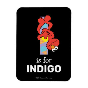 Elmo Alphabet I Ice Cream Magnet