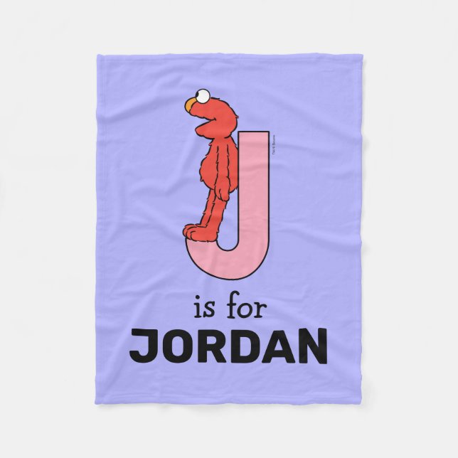 Elmo Alphabet | J ROSA Fleecefilt (Framsidan)