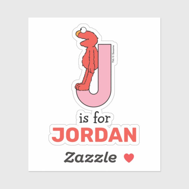 Elmo Alphabet | J ROSA Klistermärken (Ark)