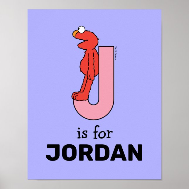 Elmo Alphabet | J ROSA Poster (Framsidan)