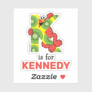 Elmo Alphabet K Kiwi Klistermärken