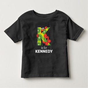 Elmo Alphabet   K Kiwi T Shirt