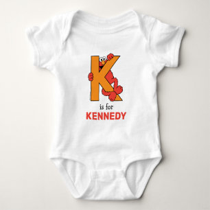 Elmo Alphabet K ORANGE T Shirt