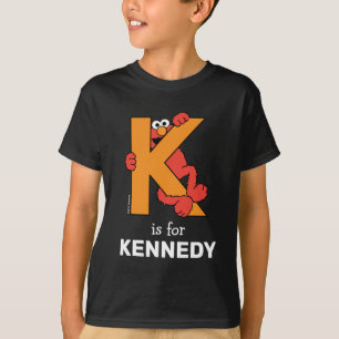 Elmo Alphabet K ORANGE T Shirt