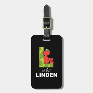 Elmo Alphabet L Löv Bagagebricka