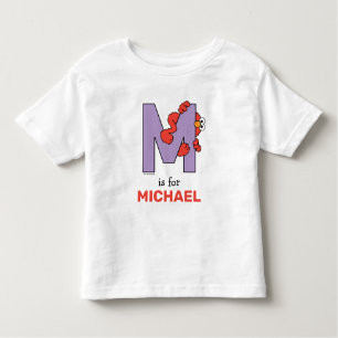 Elmo Alphabet   M LILA T Shirt