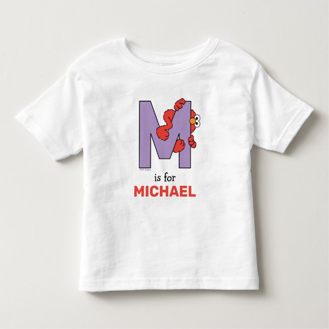Elmo Alphabet | M LILA T Shirt (Framsida)