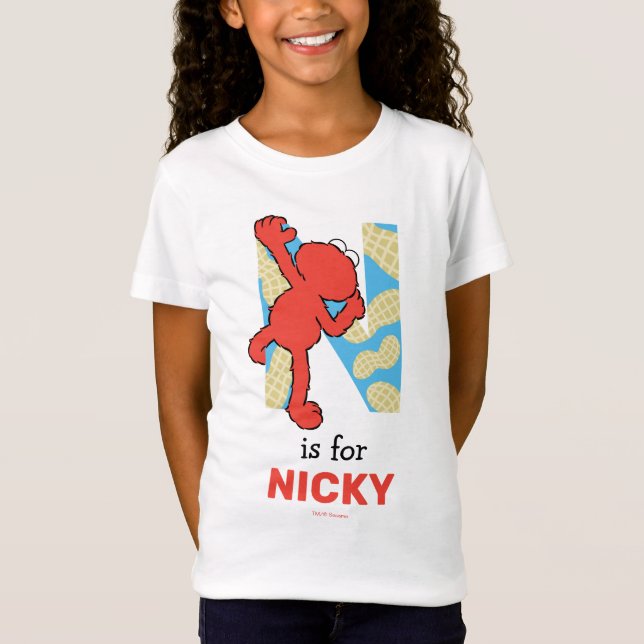 Elmo Alphabet | N NÖT T Shirt (Framsida)