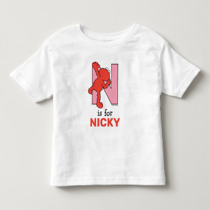 Elmo Alphabet   N ROSA T Shirt